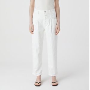 Closed Denim Pearl Heritage Fit High Waist White Jeans Size 23